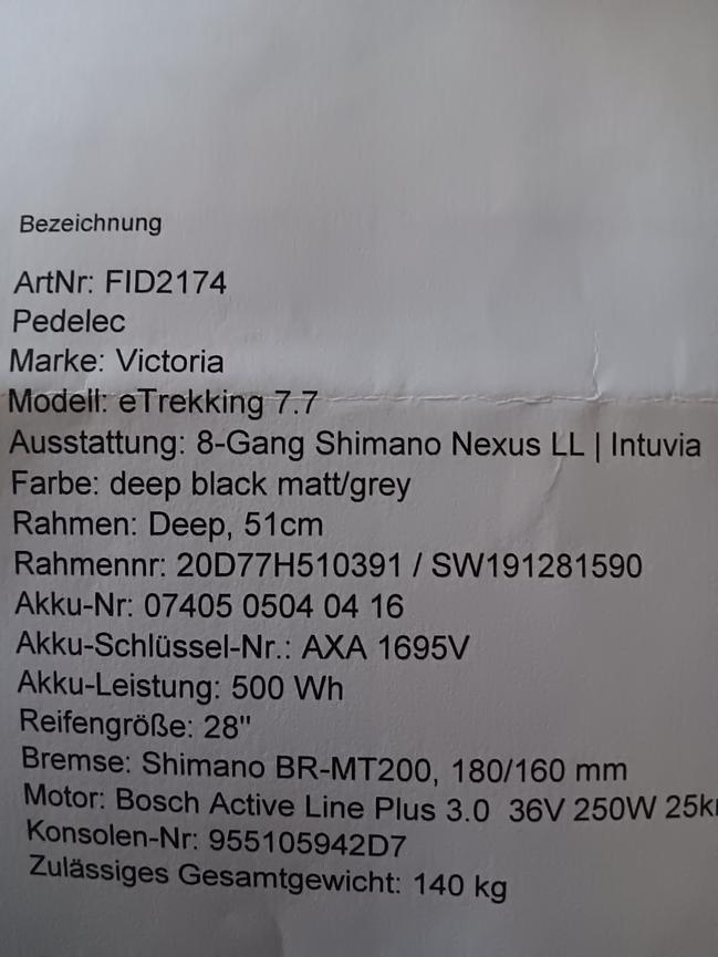 Bild 6 E-Bike Viktoria trekking