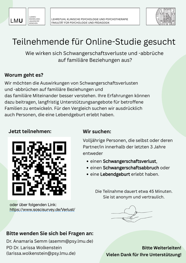 Bild 1 Teilnehmer:innen für Online-Studie gesucht