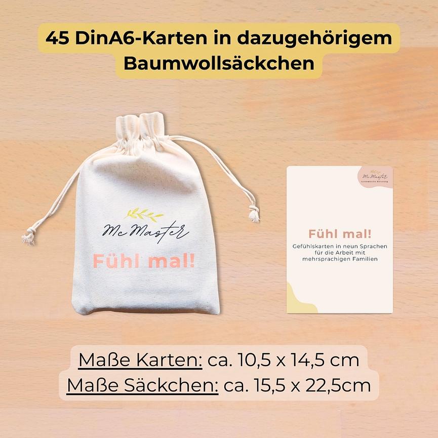 Bild 6 Gefühlskarten in neun Sprachen für die Arbeit mit Familien