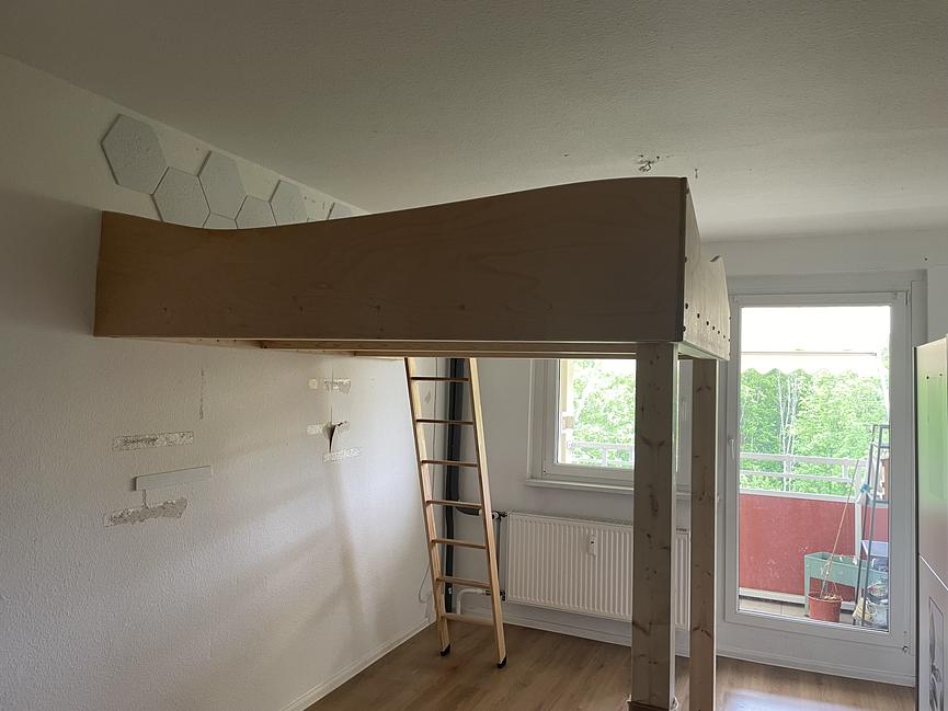 Bild 1 Hochbett, Maßanfertigung
