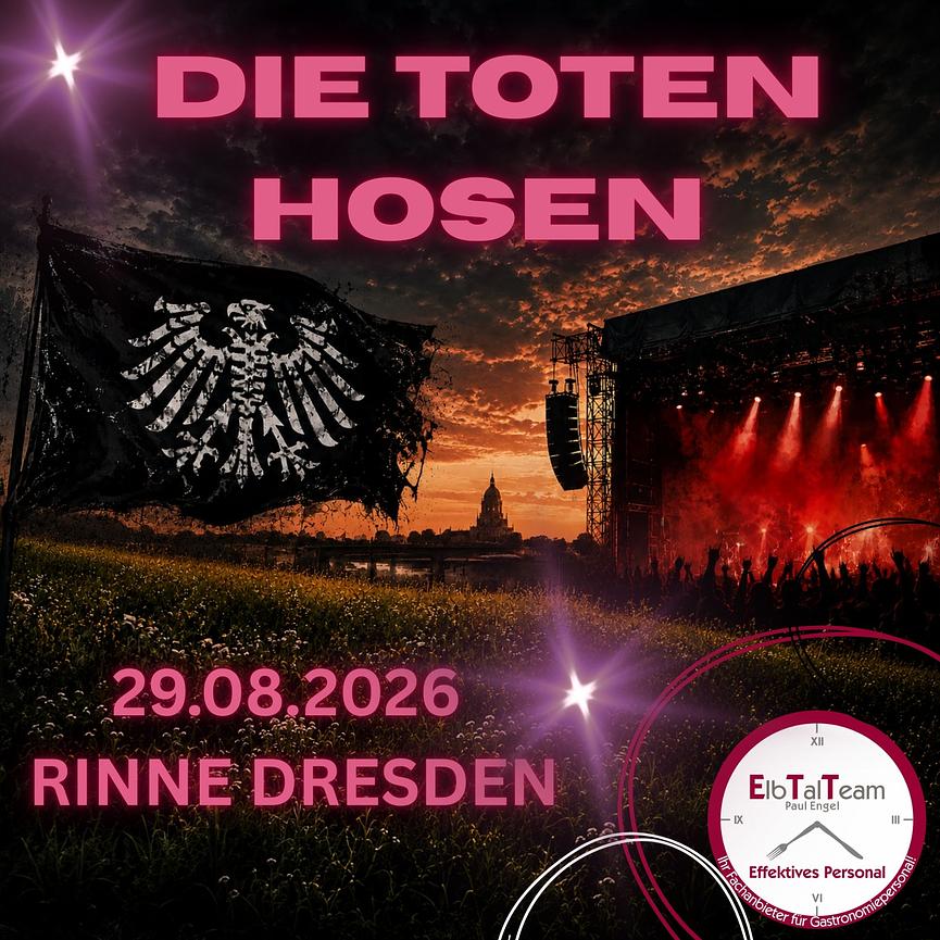 Bild 1 Eventkräfte gesucht – ElbTalTeam bei den Toten Hosen 29.08.2026