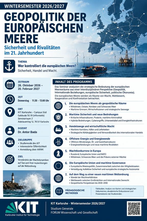 Bild 1 Geopolitik der europäischen Meere