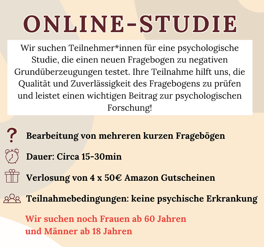 Bild 1 Suche Männer ü18 & Frauen ü60 für psychologische Online-Studie