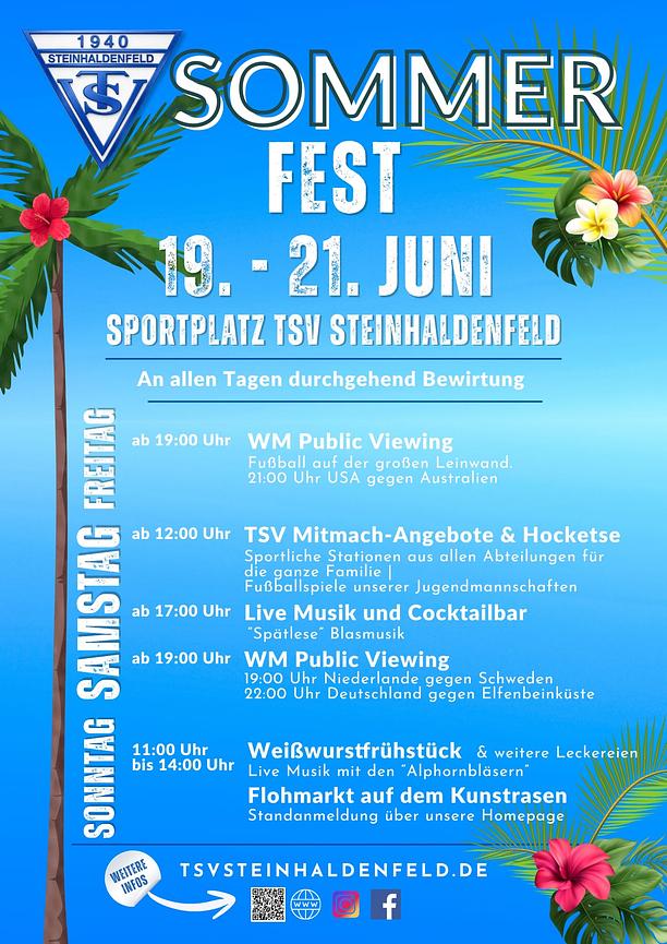 Bild 1 Flohmarkt und Sommerfest TSV Steinhaldenfeld