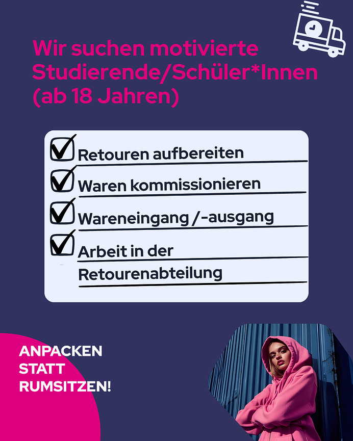 Bild 4 Flexible Teilzeit / Vollzeit - Semesterferienjobs m/w/d in der Fashion-Logistik