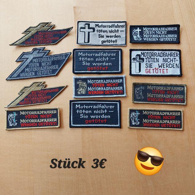 Bild 12 PATCHES MC MF MOTIVE KUTTE BIKER ROCKER