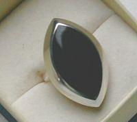 Bild 1 Ring, 925 Silber  mit einen Onyxstein