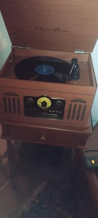 Bild 1 Schallplatten Spieler mit Unterschränkchen zu haben