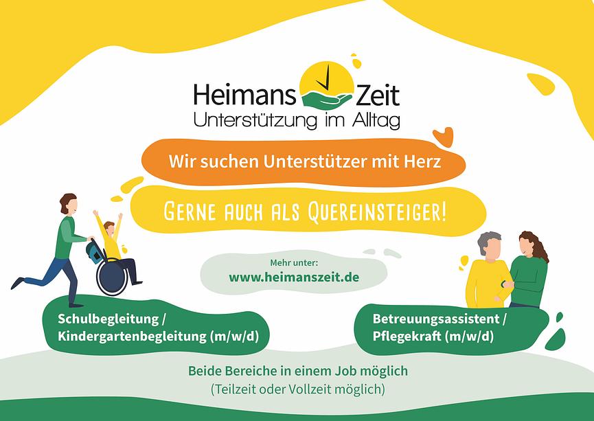 Bild 1 HeimansZeit sucht Unterstützer (m/w/d) mit Herz!