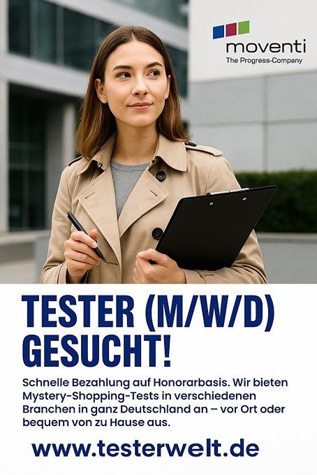 Bild 1 Tester (m/w/d) werden Testreihe in HB und BHV / Schnelle Auszahlung der Honorare