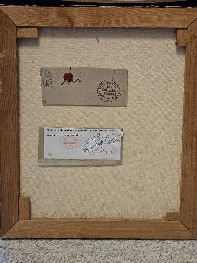 Bild 5 Carlo Vitale Figura mit Galerieetikett und Sammlerstempel