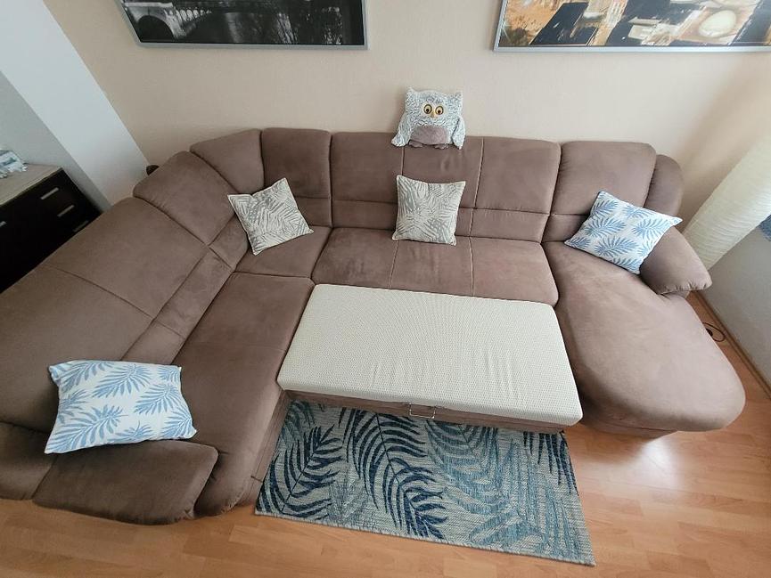 Bild 8 Couchgarnitur mit Schlaffunktion und Relaxsessel 400€ VB