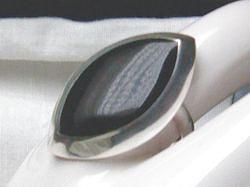 Bild 3 Ring, 925 Silber  mit einen Onyxstein