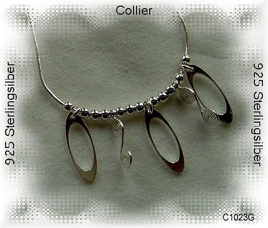 Bild 6 Collier-Halskette, 925 Silber, außergewöhnliches Design