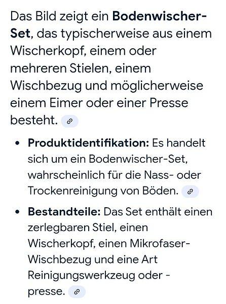 Bild 3 Flacher Wischmopp, 360° Drehgelenk Bodenwischer