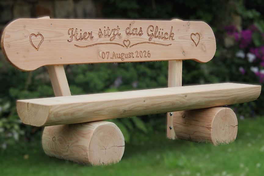 Bild 5 Massive Gartenbank. Holzbank. Rentners Geschenk. Krongartmöbel.