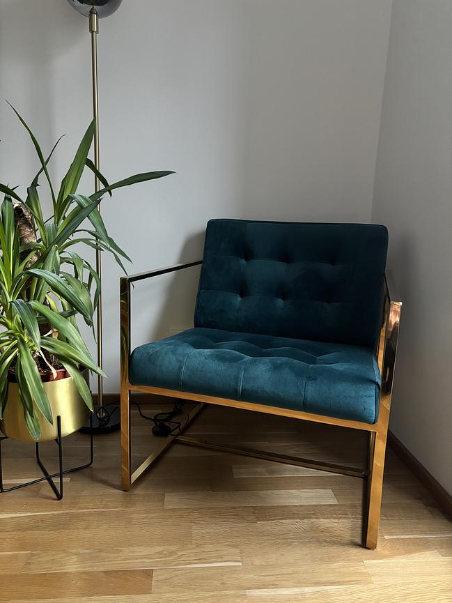 Bild 1 Samt-Loungesessel von WESTWING