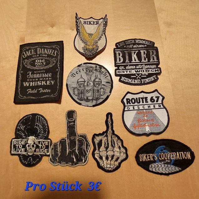 Bild 5 PATCHES MC MF MOTIVE KUTTE BIKER ROCKER