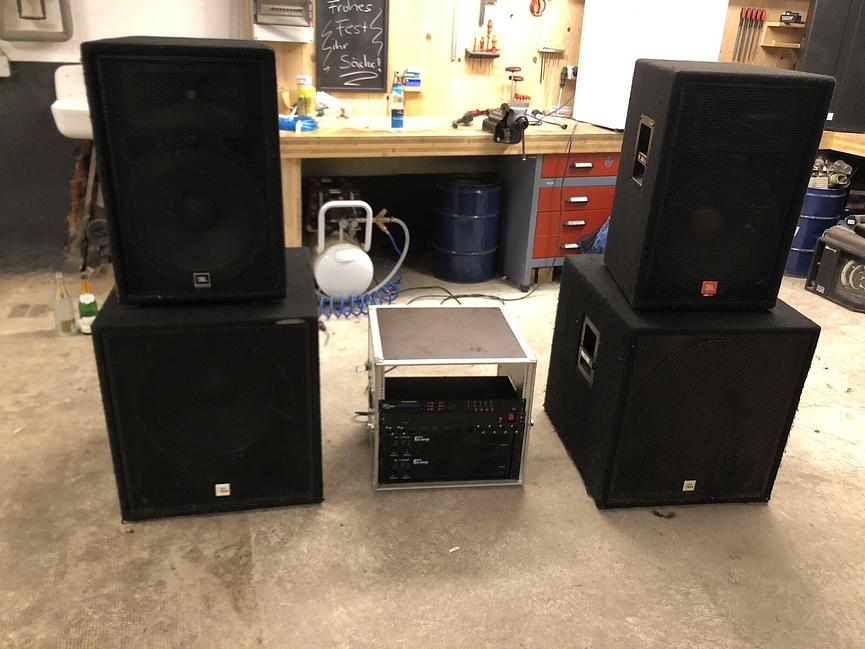 Bild 3 Pa Anlage ,JBL ,Thomann