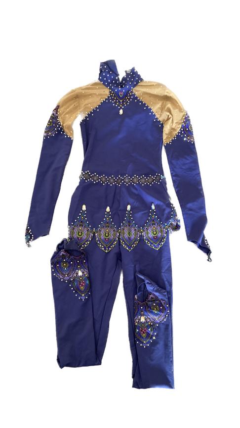 Bild 1 Turnanzug Rhythmische Sportgymnastik mit Leggings (Gr. 145-155)