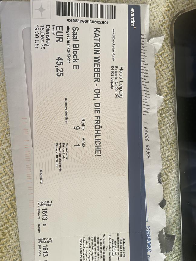 Bild 1 KATRIN WEBER - OH, DIE FRÖHLICHE am 16.12.2025, 19.30h im Haus Leipzig,