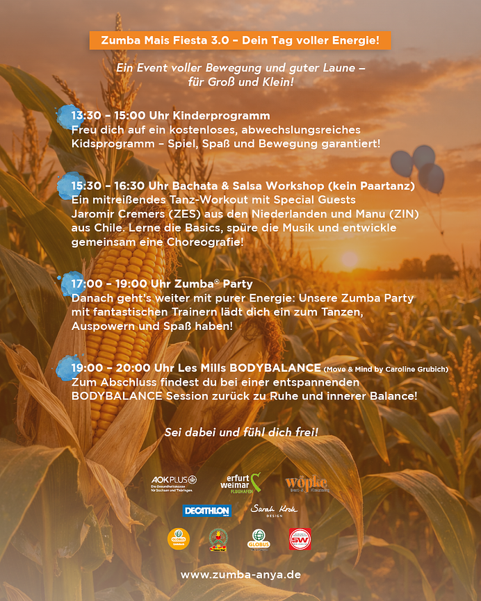 Bild 3 Zumba Mais Fiesta 3.0 in Erfurt – Das Sommerevent im Maislabyrinth