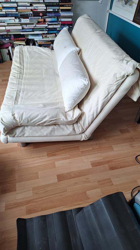 Bild 2 Ligne rose-Schlafsofa weiß