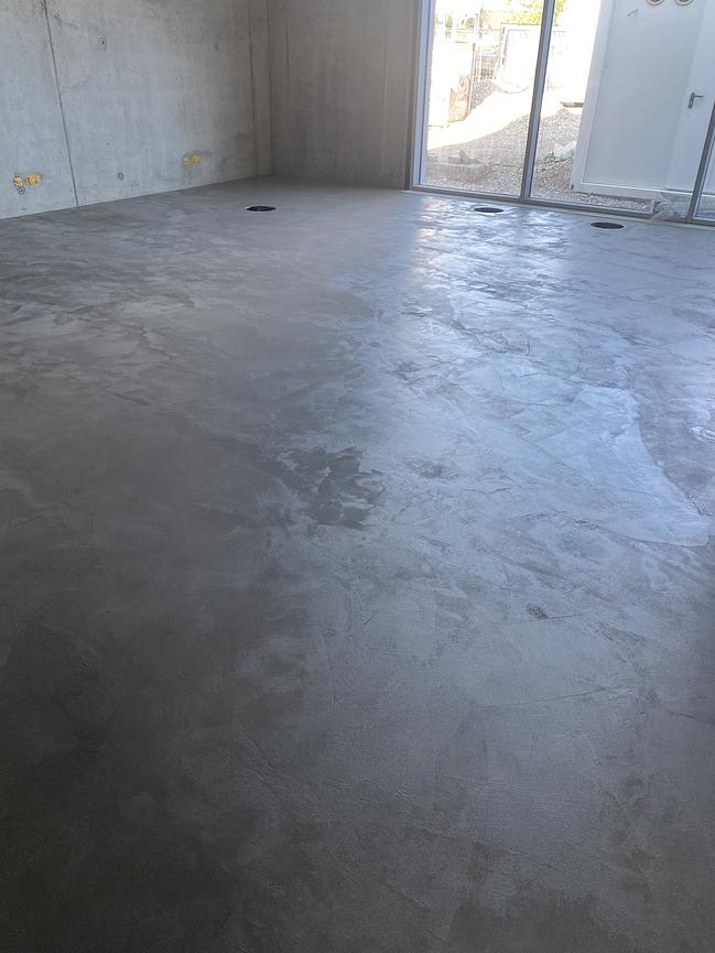 Bild 4 Beton Optik Verspachteln