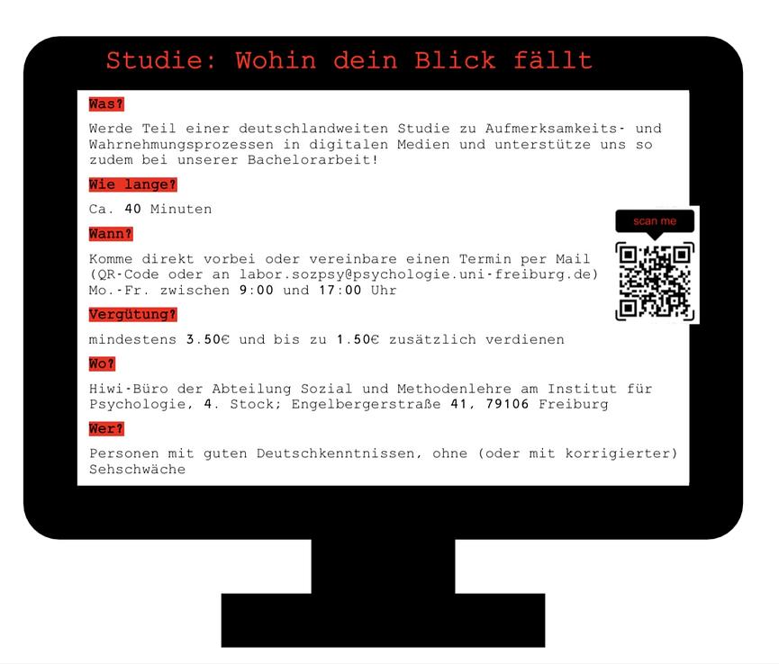 Bild 1 Studienteilnehmende gesucht 