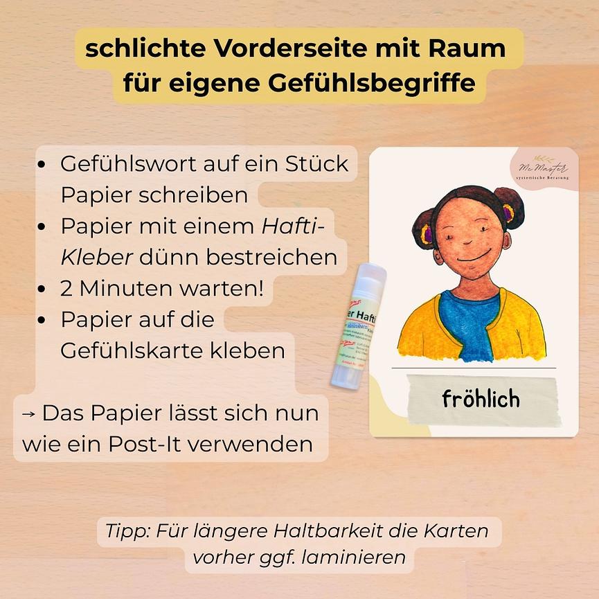 Bild 4 Gefühlskarten in neun Sprachen für die Arbeit mit Familien