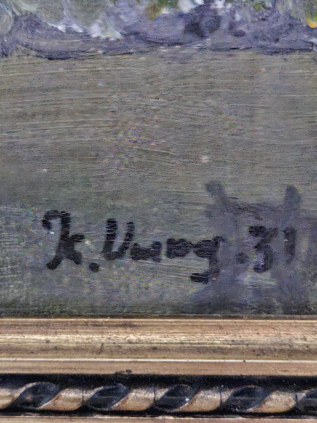 Bild 7 Bedeutendes Ölgemälde (1931) – K. Unrug: Ansicht von St. Adalbert, Posen (Poznań