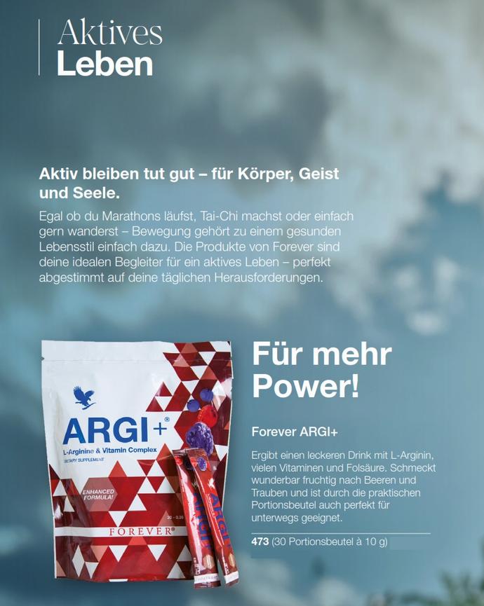 Bild 3 Steigere deine Leistungskraft mit Forever ARGI+