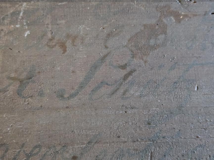 Bild 16 ​Bedeutendes Marine-Gemälde von August Schütz (1836) – "Stürmische See an der St