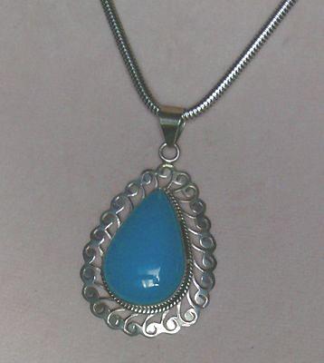 Bild 5 imposanter Chacedonanhängr, 925 Silber