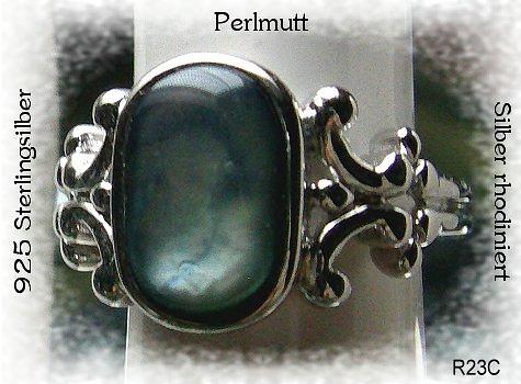Bild 3 Ring, 925 Silber mit einer gefassten Pauamuschel