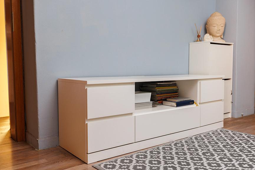 Bild 1 TV Bank weiß Ikea