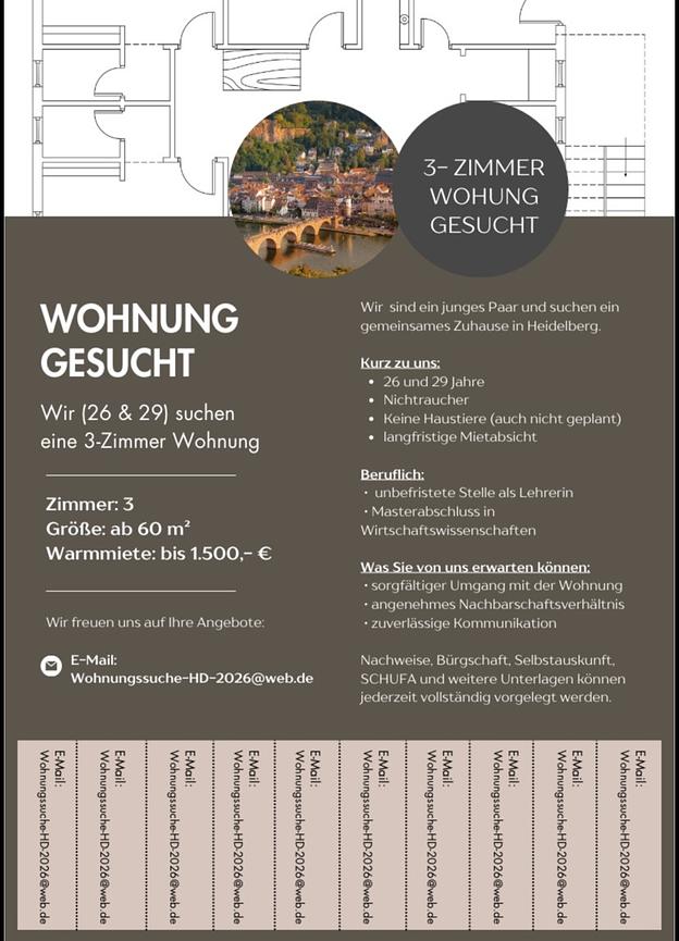 Bild 1 Wir suchen eine 3-Zimmer Wohnung