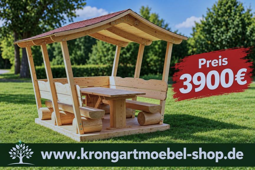 Bild 2 Überdachte Sitzgruppe. Gartenlaube. Gartenlaube. Überdachte. Weinachtsgeschenk.