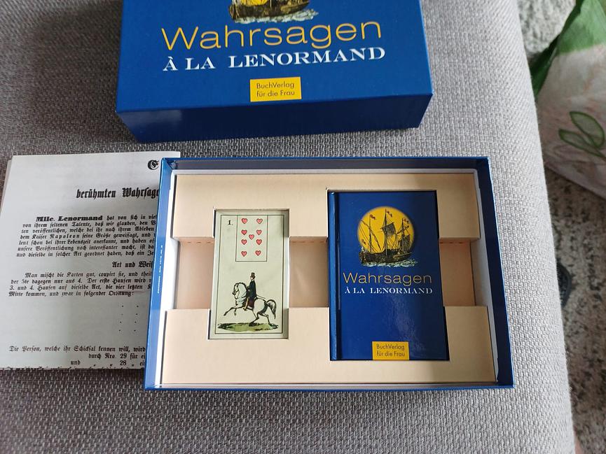 Bild 1 Lenormandkarten und Buch von Buchverlag für die Frau. Sonderausgabe.36Karten Neu