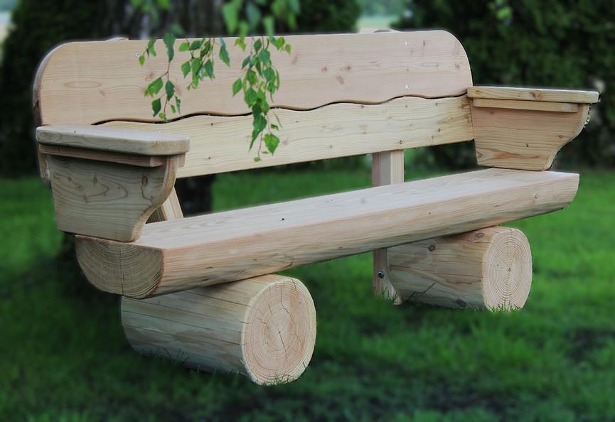 Bild 11 Massive Gartenbank. Holzbank. Rentners Geschenk. Krongartmöbel.