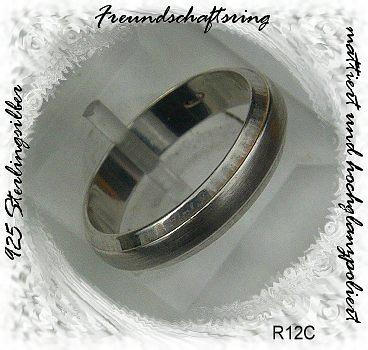 Bild 1 Freundschaftsring aus massiven 925 Silber