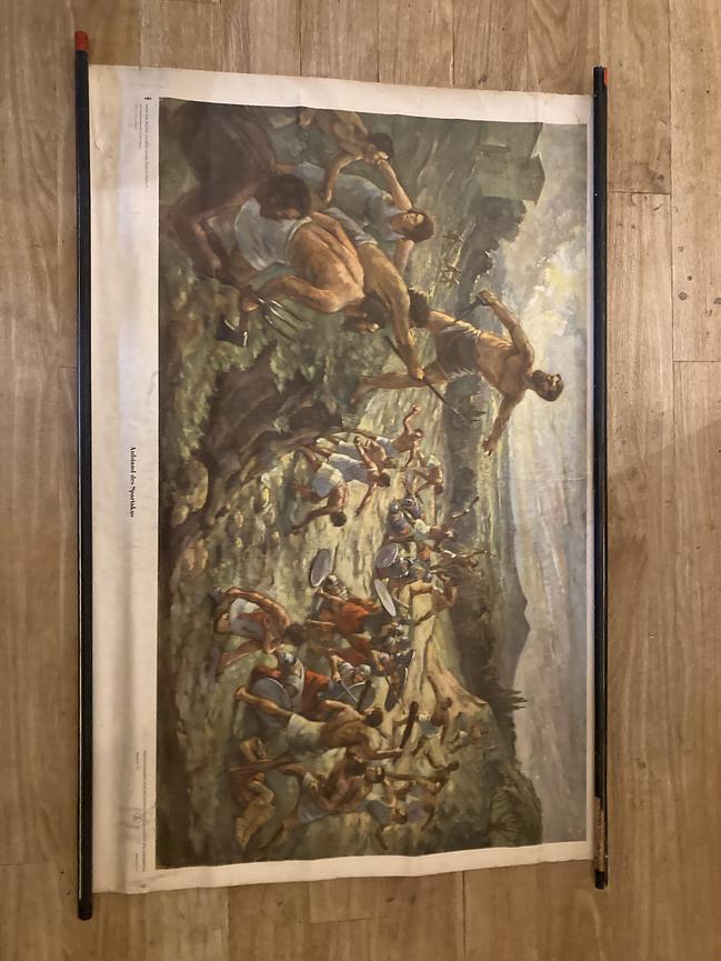 Bild 1 Spartakus Bund Wandkarte