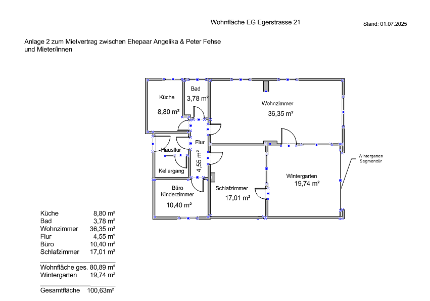 Bild 9 100 m² Wohnung an Nichtraucher/in /Ehepaar in Elze zu vermieten.