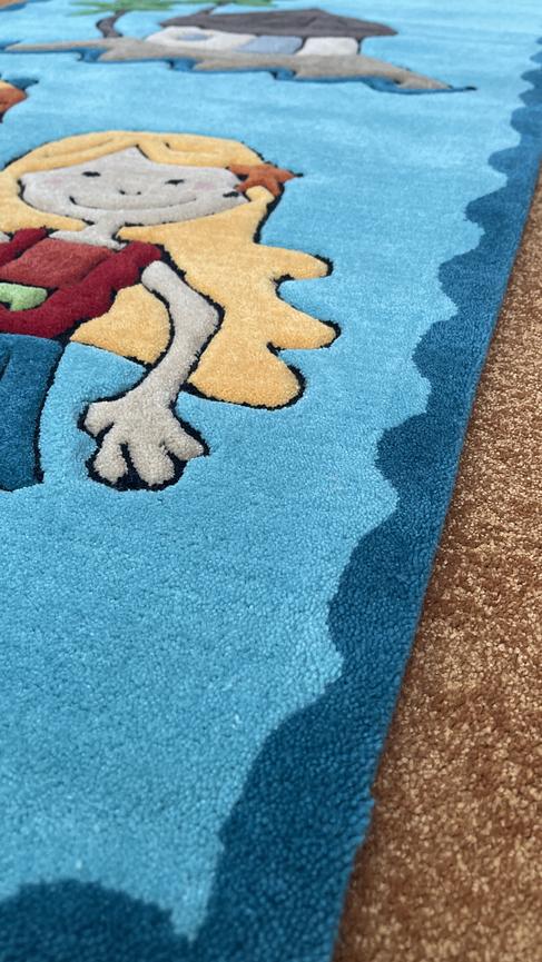 Bild 2 Kinderteppich THEKO Kids „Maui“ – ca. 80 x 150 cm – Handgearbeitet