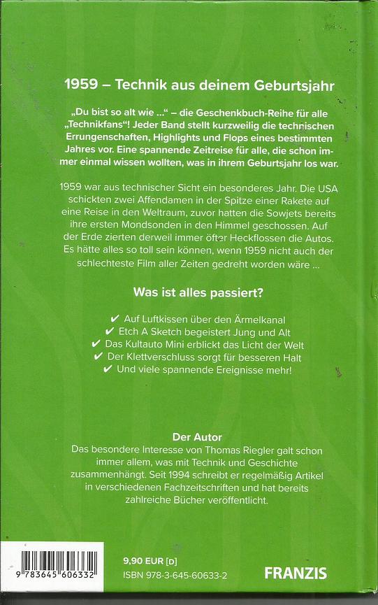 Bild 16 versch. "... Technik, die so alt ist wie Du" Du bist so alt wie ..." (1958-1992)