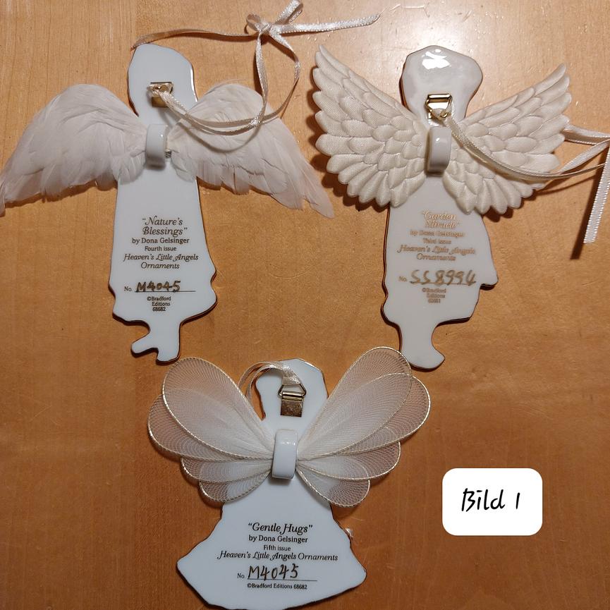Bild 4 LITTLE ANGELS PORZELLAN MIT NUMMERN UND EDELSTEIN ANHÄNGER