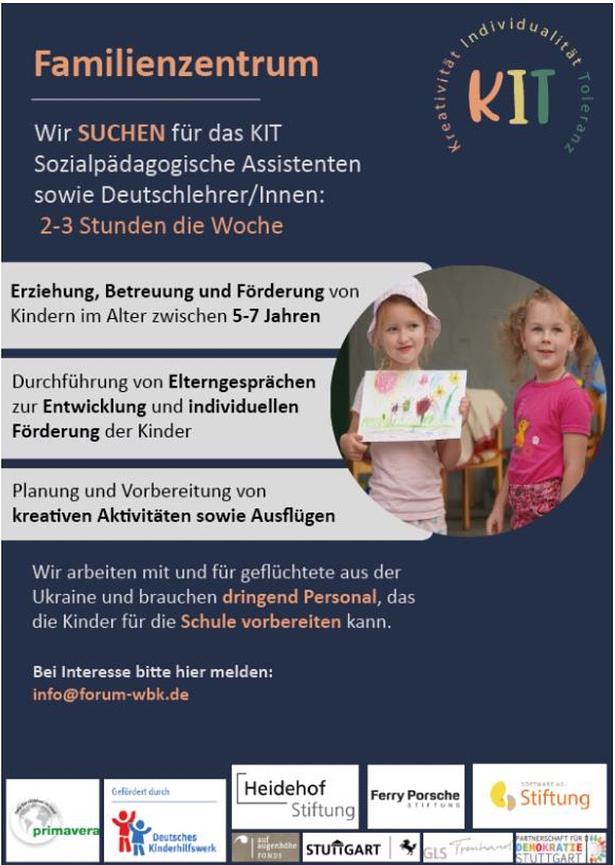 Bild 1 Wir suchen Freiwillige für unser Team-mit Aufwandsentschädigung