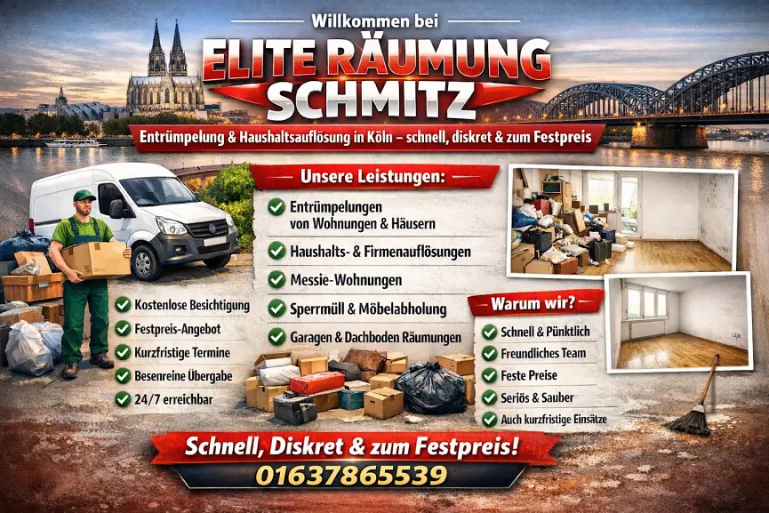 Bild 1 Elite Räumung Schmitz – Entrümpelung & Haushaltsauflösung