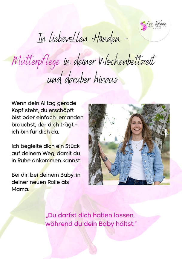 Bild 1 Freie Kapazitäten als Mütterpflegerin ab März 2026