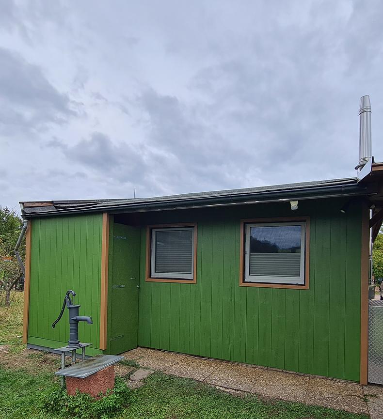 Bild 1 Wochenendhaus auf dem Wochenendplatz Germersheim/Sondernheim - VB 19.500 €